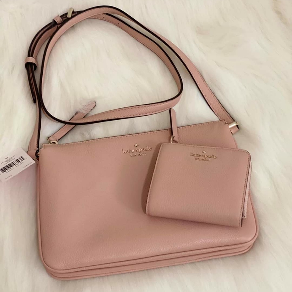 KATE SPADE TRIPLE GUSSET CROSSBODY WITH WALLET